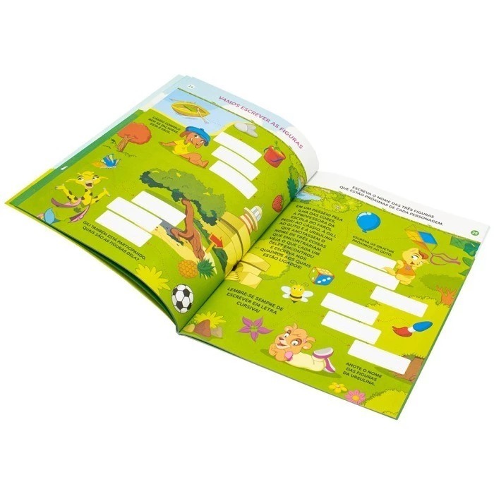 LIVRO APRENDER CALIGRAFIA LETRA CURSIVA